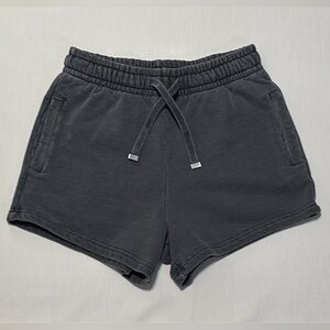 Talentless Gray Sweat Shorts Drawstring Lounge Cotton Minimalist XS